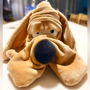 World's Laziest Dog Vintage Pajamas 1987 Tumbleweeds Plush Hound Dog by Caltoy